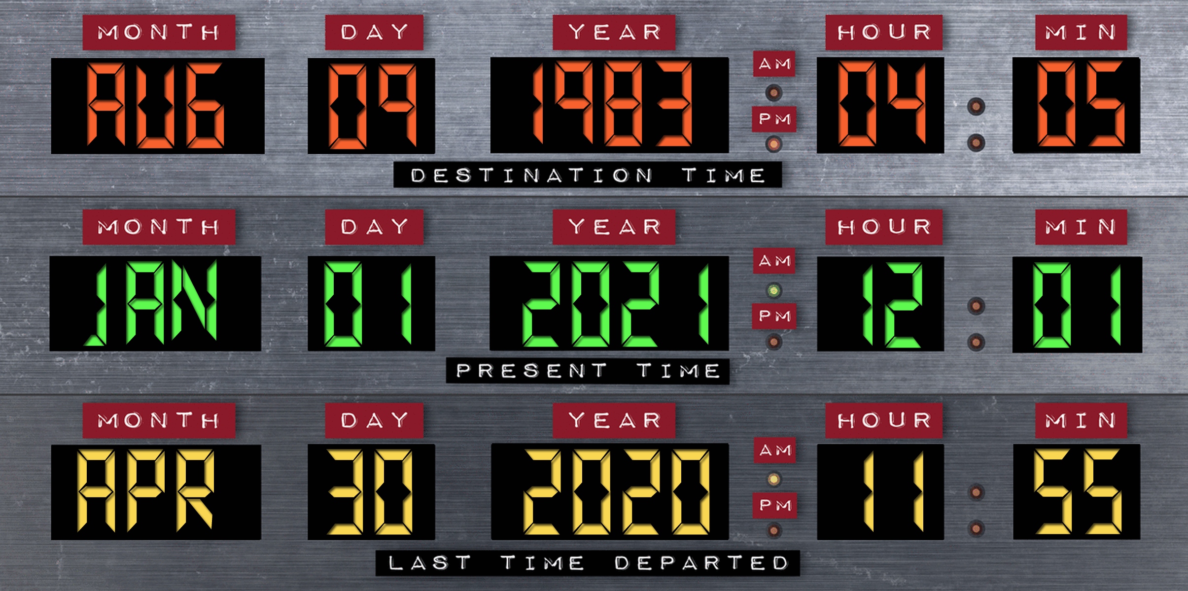 Doc Holliday's Game Emporium Arcade Time Circuits